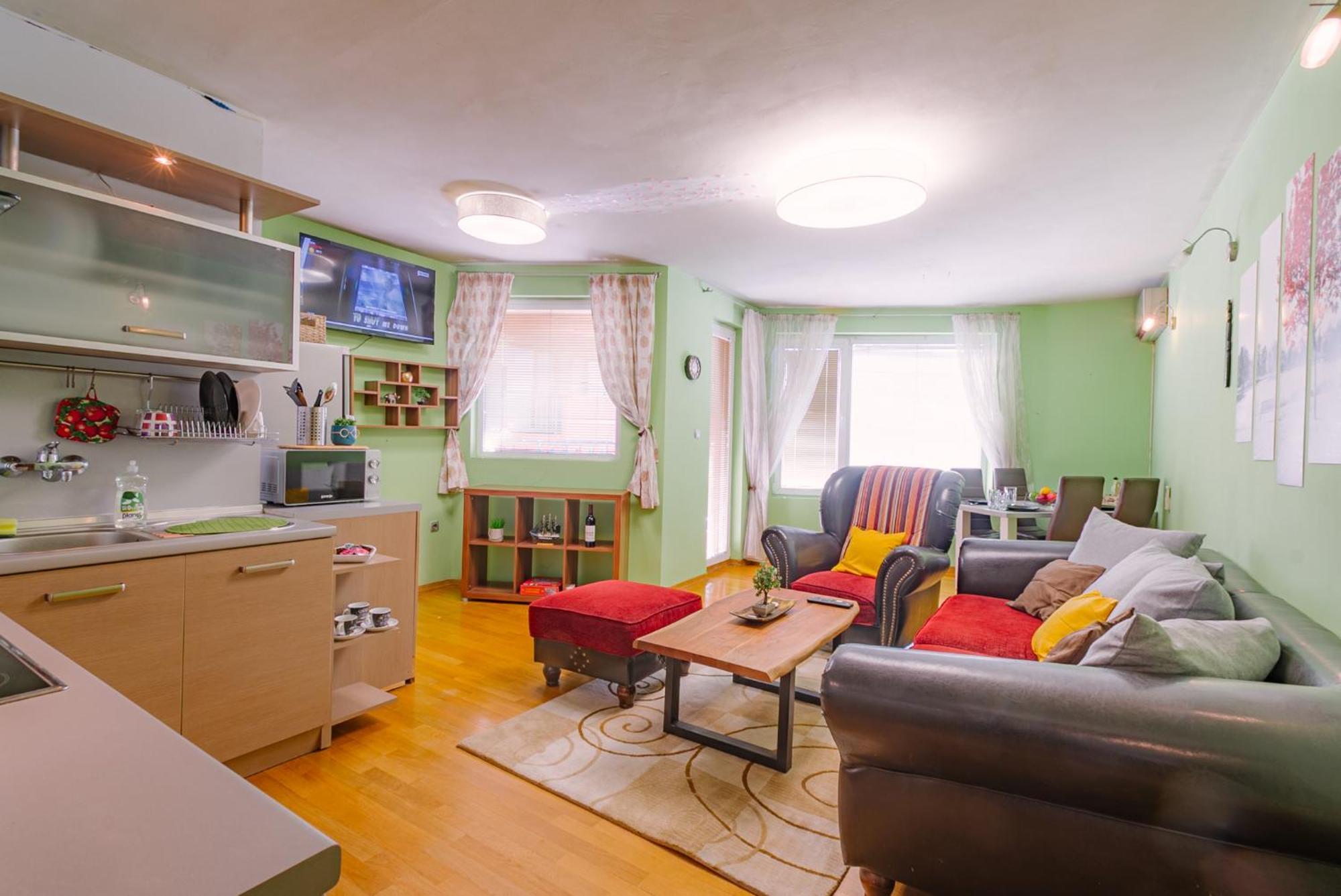 Top Center Spacious Apartment With Ac And Free Underground Parking Sofie Exteriér fotografie